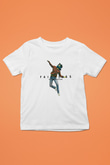 Faithless Baskılı Beyaz Unisex Beyaz Çocuk Tişört - Tshirt