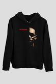 Faithless Baskılı Unisex Siyah Hoodie