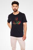 Faithless Baskılı Unisex Siyah Tişört - Tshirt