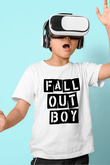 Fall Out Boy Baskılı Beyaz Unisex Çocuk Tişört
