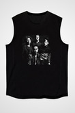 Fall Out Boy Baskılı Unisex Siyah Kolsuz Tişört