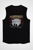 Fall Out Boy Baskılı Unisex Siyah Kolsuz Tişört