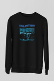Fall Out Boy Baskılı Unisex Siyah Sweatshirt