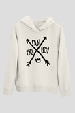 Fall Out Boy Beyaz Unisex Kapüşonlu Sweatshirt