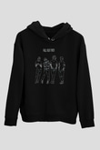 Fall Out Boy Siyah Unisex Kapüşonlu Sweatshirt