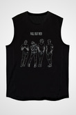 Fall Out Boy Siyah Unisex Kolsuz Tişört