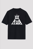 Fall Out Boy Siyah Unisex Oversize Tişört T-Shirt