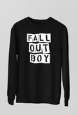 Fall Out Boy Siyah Unisex Sweatshirt