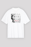 Falling In Reverse Baskılı Unisex Beyaz Oversize Tişört
