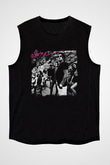 Falling In Reverse Baskılı Unisex Siyah Kolsuz Tişört