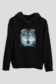 Falling In Reverse Baskılı Unisex Siyah Hoodie