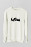 Fallout Beyaz Unisex Sweatshirt