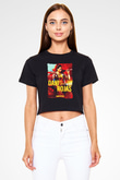 Far Cry Siyah  Crop Top Tişört
