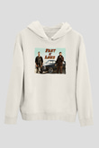 Fast N' Loud Beyaz Unisex Hoodie