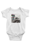 Faster Pussycat Baskılı Unisex Beyaz Bebek Body - Zıbın