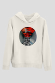 Fates Warning Baskılı Beyaz Unisex Kapüşonlu Sweatshirt