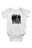 Fates Warning Baskılı Unisex Beyaz Bebek Body - Zıbın