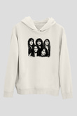 Fates Warning Baskılı Unisex Beyaz Hoodie