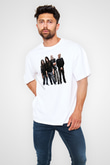 Fates Warning Baskılı Unisex Beyaz Oversize Tişört