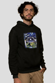 Fates Warning Baskılı Unisex Siyah Hoodie