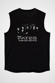 Fates Warning Baskılı Unisex Siyah Kolsuz Tişört - Tshirt