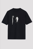 Fedde Le Grand Baskılı Unisex Oversize Siyah Tişört
