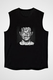 Fedde Le Grand Baskılı Unisex Siyah Kolsuz Tişört
