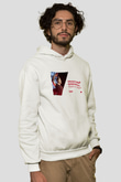 Fedde Le Grand Beyaz Unisex Kapüşonlu Sweatshirt
