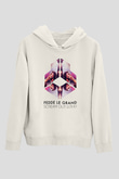 Fedde Le Grand Beyaz Unisex Kapüşonlu Sweatshirt