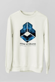Fedde Le Grand Beyaz Unisex Sweatshirt