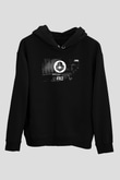 Fedde Le Grand Siyah Unisex Kapüşonlu Sweatshirt