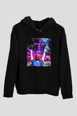 Fedde Le Grand Siyah Unisex Kapüşonlu Sweatshirt