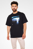 Ferry Corsten Siyah Unisex Oversize Tişört T-Shirt