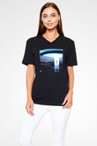 Ferry Corsten Siyah Unisex V Yaka Tişört T-Shirt