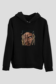 Fetty Wap Baskılı Unisex Siyah Hoodie