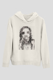 Fetty Wap Beyaz Unisex Kapüşonlu Sweatshirt