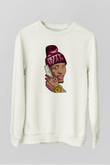 Fetty Wap Beyaz Unisex Sweatshirt