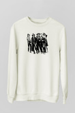 Fields of the Nephilim Baskılı Unisex Beyaz Sweatshirt