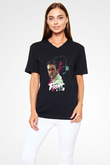 Fight Club Dövüş Klubü Siyah Unisex V Yaka Tişört