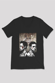 Fight Club Dövüş Klubü Siyah Unisex V Yaka Tişört