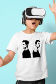 Fight Club (Tyler Durden) Baskılı Beyaz Unisex Beyaz Çocuk Tişört - Tshirt