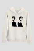 Fight Club (Tyler Durden) Baskılı Beyaz Unisex Hoodie