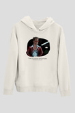 Fight Club (Tyler Durden) Baskılı Beyaz Unisex Hoodie