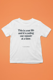 Fight Club (Tyler Durden) Baskılı Beyaz Unisex Beyaz Çocuk Tişört - Tshirt