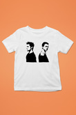 Fight Club (Tyler Durden) Baskılı Beyaz Unisex Beyaz Çocuk Tişört - Tshirt