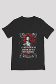 Fight Club (Tyler Durden) Baskılı Unisex Siyah V Yaka Tişört - Tshirt