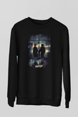 Fight Club (Tyler Durden) Baskılı Unisex Siyah Sweatshirt