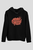 Fight Club (Tyler Durden) Baskılı Unisex Siyah Hoodie