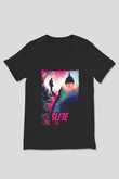 Fight Club (Tyler Durden) Baskılı Unisex Siyah V Yaka Tişört - Tshirt