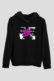Fight Club (Tyler Durden) Baskılı Unisex Siyah Hoodie